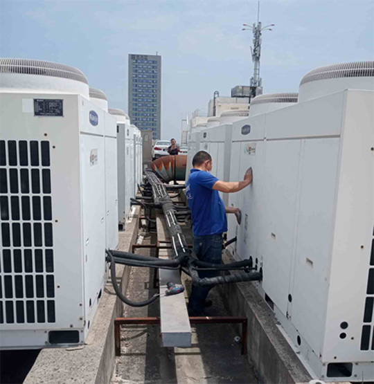 龙口中央空调制热和不制冷系统维修方法